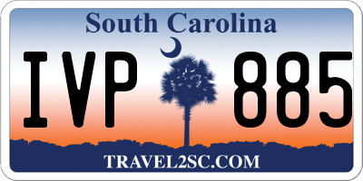 SC license plate IVP885