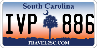 SC license plate IVP886