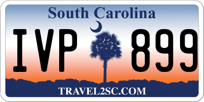 SC license plate IVP899
