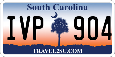 SC license plate IVP904