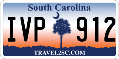 SC license plate IVP912