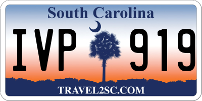 SC license plate IVP919