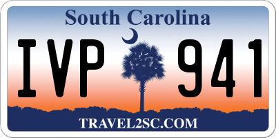 SC license plate IVP941