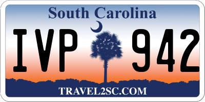 SC license plate IVP942