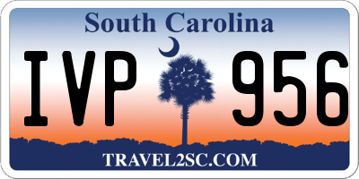 SC license plate IVP956