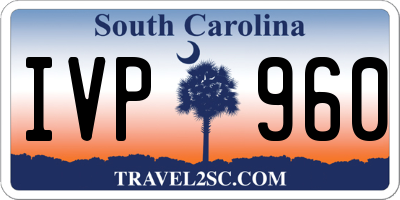 SC license plate IVP960