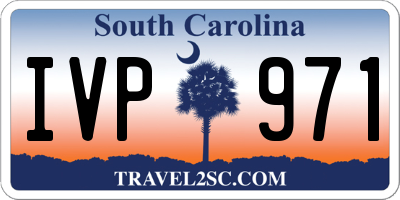 SC license plate IVP971