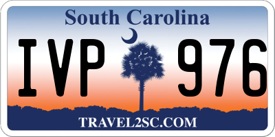 SC license plate IVP976