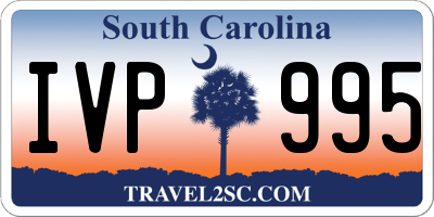 SC license plate IVP995