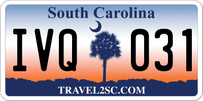 SC license plate IVQ031