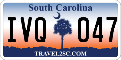 SC license plate IVQ047