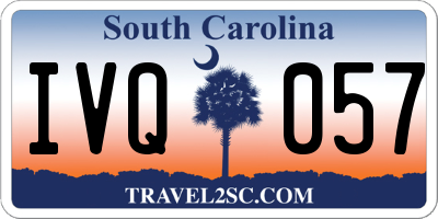 SC license plate IVQ057