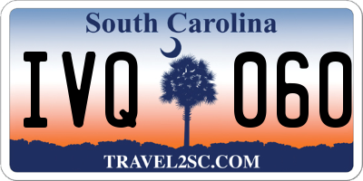 SC license plate IVQ060
