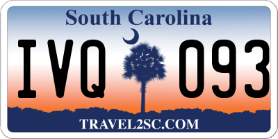 SC license plate IVQ093