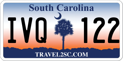 SC license plate IVQ122