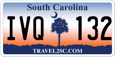 SC license plate IVQ132