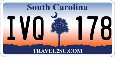 SC license plate IVQ178