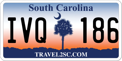 SC license plate IVQ186