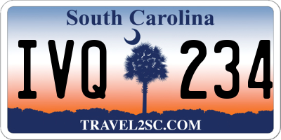 SC license plate IVQ234