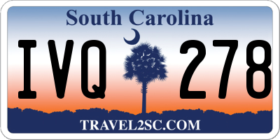 SC license plate IVQ278