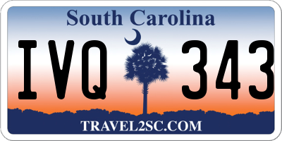 SC license plate IVQ343
