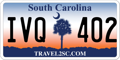 SC license plate IVQ402