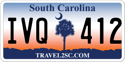 SC license plate IVQ412