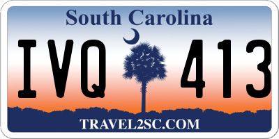 SC license plate IVQ413