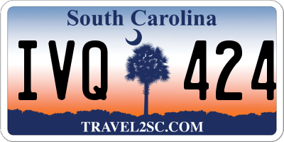 SC license plate IVQ424