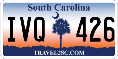 SC license plate IVQ426