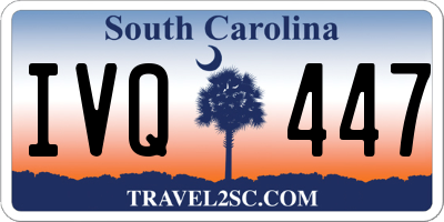 SC license plate IVQ447