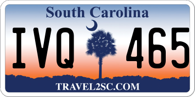 SC license plate IVQ465