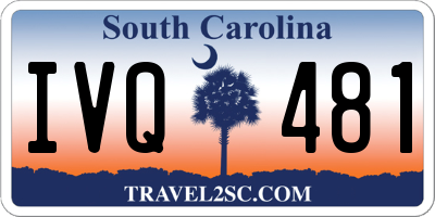 SC license plate IVQ481