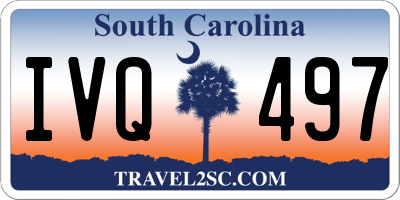 SC license plate IVQ497