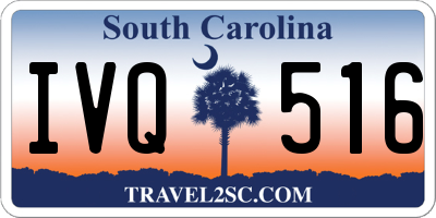SC license plate IVQ516