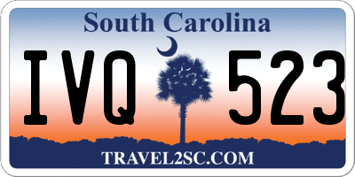 SC license plate IVQ523