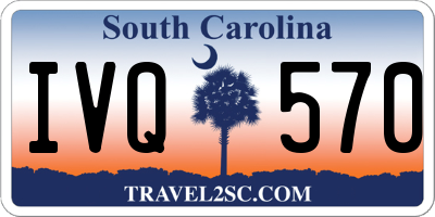 SC license plate IVQ570