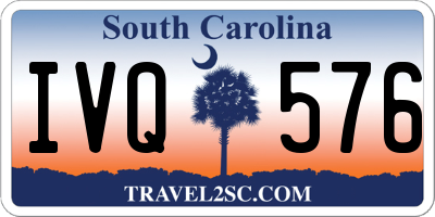 SC license plate IVQ576