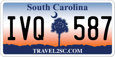 SC license plate IVQ587
