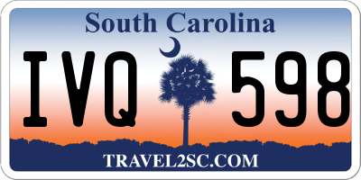 SC license plate IVQ598