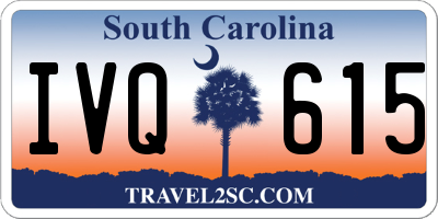 SC license plate IVQ615