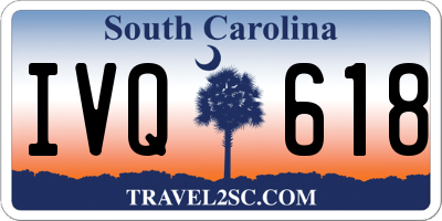 SC license plate IVQ618