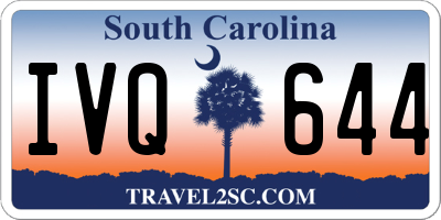 SC license plate IVQ644
