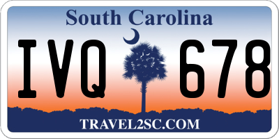 SC license plate IVQ678