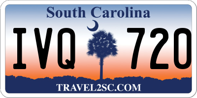 SC license plate IVQ720