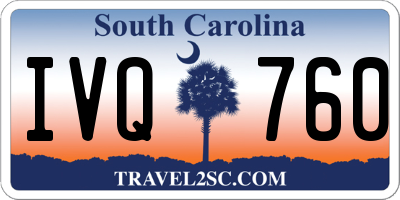 SC license plate IVQ760
