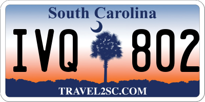 SC license plate IVQ802