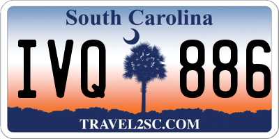 SC license plate IVQ886