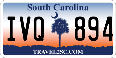 SC license plate IVQ894