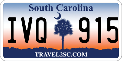 SC license plate IVQ915